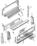 Backguard Parts (Ags760l / P1141237nl) (Ags760l / P1141251nl) (Ags760w / P1141237nw) (Ags760w / P1141251nw) (Ags760ww / P1141238n) (Ags760ww / P1141251nww) (Ags780e / P1141252ne) (Ags780e / P1168601e) (Ags780ww / P1141240nw) (Ags780ww / P1141252nw) (Ags780ww / P1168601w)
