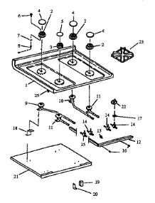 Sealed Burner Parts parts for Amana Gas Range AGS780WW-P1168601W from AppliancePartsPros.com