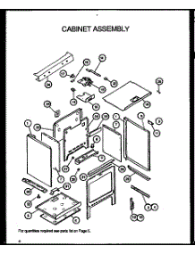 Cabinet Assembly parts for Amana Gas Range AGS780WW-P1168602W from AppliancePartsPros.com