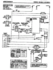Wiring Schematic parts for Amana Countertop Microwave AH01485U.A from AppliancePartsPros.com
