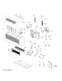 Room Air Conditioner parts for Hot Point Room Air Conditioner AH11E12D3BK2 from AppliancePartsPros.com