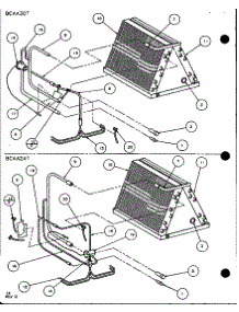 (Bcaa24t002a / P1102005c) (Bcaa30t002a / P1102006c) parts for Amana Central Air Conditioner AHK07A/P1135302C from AppliancePartsPros.com