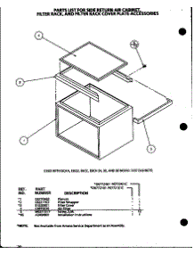 (D6772101 / P6772101c) (D6772401 / P6772401c) parts for Amana Central Air Conditioner AHK07A/P1135302C from AppliancePartsPros.com