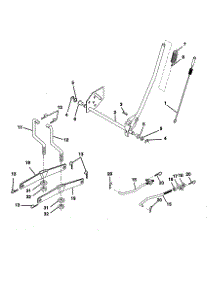 Mower Lift parts for Rally Front-Engine Lawn Tractor AK125H42B from AppliancePartsPros.com