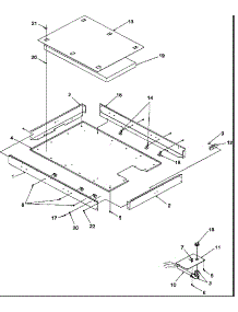 Heater Box Assembly parts for Amana Electric Cooktop AK2H300W-P1172002S from AppliancePartsPros.com