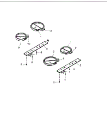 Elements And Limiters parts for Amana Electric Cooktop AK2H30E4-P1131578N from AppliancePartsPros.com