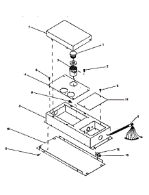 Fuse Box (Cak2h30e / P1131562n) (Cak2h30w / P1131562n) parts for Amana Electric Cooktop AK2H30W2-P1131557N from AppliancePartsPros.com
