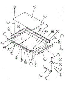 Frame parts for Amana Electric Cooktop AK2H35-P1131547N from AppliancePartsPros.com
