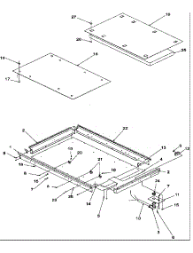 Heater Box Assembly parts for Amana Electric Cooktop AK2H35HR-P1171804S from AppliancePartsPros.com