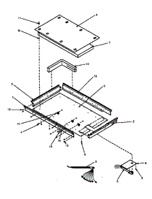 Heater Box Assembly parts for Amana Electric Cooktop AK2H36W2-P1131559N from AppliancePartsPros.com