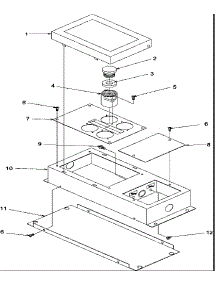 Fuse Box Assembly--Canadian Units Only (Ak3h30hrw / P1119911s) (Akh30hr / P1119903s) (Cak2h30hr / P1119910s) (Cak2h30hr / P1171808s) (Cakh30 / P8597803s) (Cakh30hr / P1119909s) (Cakh30hr / P1171807s) parts for Amana Electric Cooktop AK3H30HRW-P1119911S from AppliancePartsPros.com