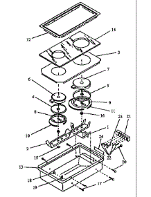 Solid Element Module parts for Amana Electric Cooktop AKDE5WW/P1131742WW from AppliancePartsPros.com