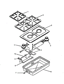 Cc22, Cc23, Cc25, Cc27, & Cc29 (Cc22 / P8591908s) (Cc23 / P8591907s) (Cc29 / P1133379n) parts for Amana Gas Cooktop AKDG2E-P1131628NE from AppliancePartsPros.com