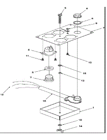 Fuse Box Assembly--Canadian Units Only (Cake30w / P8597905s) parts for Amana Electric Cooktop AKE30-P8597901S from AppliancePartsPros.com