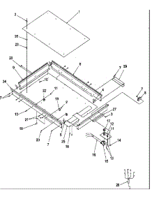 Heater Box Assembly parts for Amana Electric Cooktop AKE35-P8597902S from AppliancePartsPros.com
