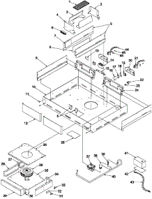 Cavity parts for Amana Gas Cooktop AKGD3050WW-P1131631NWW from AppliancePartsPros.com