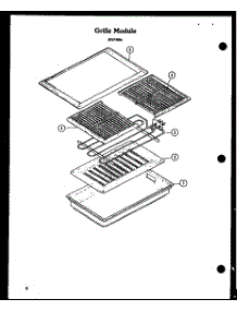 Grille Module (Cc-3 / P27271-3S) parts for Amana Range AKM-1-P85558-1S from AppliancePartsPros.com