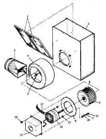 Ventilation Section (Akd2c / P8555806s) (Akd2c / P8555807s) (Akd3c / P8591801s) parts for Amana Electric Cooktop AKM1C/P8554904S from AppliancePartsPros.com