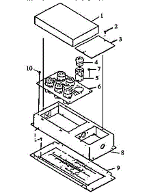 Fuse Box (Cakde5e / P1131743ne) (Cakde5ww / P1131743nww) (Cakdh5e / P1154403s) (Cakdh5w / P1154404s) parts for Amana Electric Cooktop AKM1C/P8554904S from AppliancePartsPros.com
