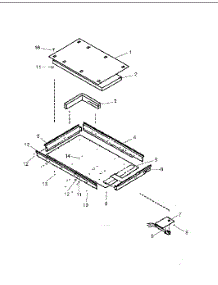 Heater Box parts for Amana Electric Cooktop AKT3000WW-P1131580NWW from AppliancePartsPros.com