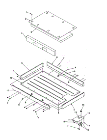 Heater Box Assembly parts for Amana Electric Cooktop AKT3020E-P1143715NE from AppliancePartsPros.com