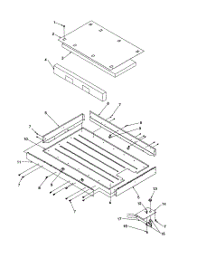 Heater Box parts for Amana Electric Cooktop AKT3650WW-P1143731NWW from AppliancePartsPros.com