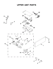 Upper Unit Parts parts for Jenn-Air Upright Freezer ALOVE18FLC00 from AppliancePartsPros.com
