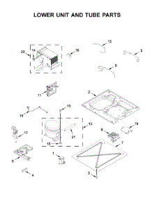 Lower Unit And Tube Parts parts for Jenn-Air Upright Freezer ALOVE18FLC00 from AppliancePartsPros.com