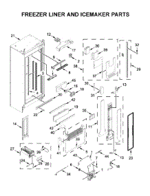 Freezer Liner And Icemaker Parts parts for Jenn-Air Upright Freezer ALOVE24FLC00 from AppliancePartsPros.com