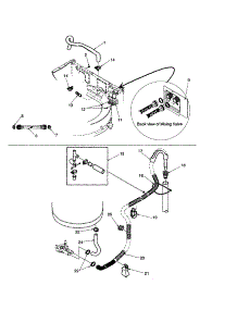 Mixing Valve And Hoses parts for Amana Washer ALW450QAW-PALW450QAW from AppliancePartsPros.com