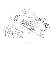Control Panels parts for Amana Washer ALW680RAC-PALW680RAC from AppliancePartsPros.com