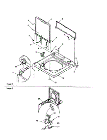 Cabinet Top / Door / Door Switch parts for Amana Washer ALW680RAC-PALW680RAC from AppliancePartsPros.com