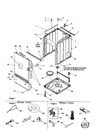 Base / Cabinet / Front / Special Tools parts for Amana Washer ALW680RAC-PALW680RAC from AppliancePartsPros.com