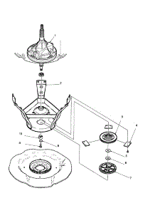 Bearings / Brake / Transmission parts for Amana Washer ALW880QAC-PALW880QAC from AppliancePartsPros.com
