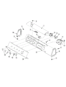 Control Panel parts for Amana Washer ALW895SAW-PALW895SAW1 from AppliancePartsPros.com