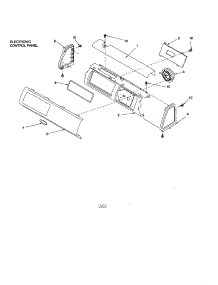 Electric Control Panel parts for Amana Washer ALW990EAW-PALW990EAW1 from AppliancePartsPros.com