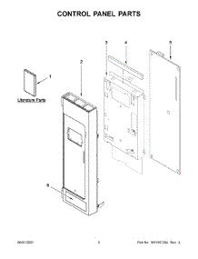 Control Panel Parts parts for Amana Microwave/Hood Combo AMV2307PFB5 from AppliancePartsPros.com