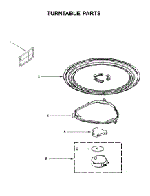 Turntable Parts parts for Amana Microwave/Hood Combo AMV2307PFS1 from AppliancePartsPros.com