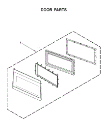 Door Parts parts for Amana Microwave/Hood Combo AMV2307PFS2 from AppliancePartsPros.com