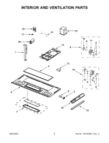 Interior And Ventilation Parts parts for Amana Microwave/Hood Combo AMV2307PFS7 from AppliancePartsPros.com