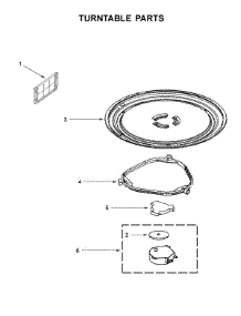 Turntable Parts parts for Amana Microwave/Hood Combo AMV2307PFW2 from AppliancePartsPros.com