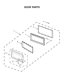 Door Parts parts for Amana Microwave/Hood Combo AMV6502REB5 from AppliancePartsPros.com