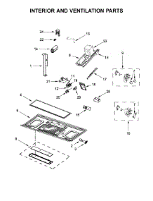 Interior And Ventilation Parts parts for Amana Microwave/Hood Combo AMV6502RES4 from AppliancePartsPros.com