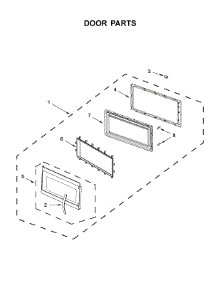 Door Parts parts for Amana Microwave/Hood Combo AMV6502REW6 from AppliancePartsPros.com