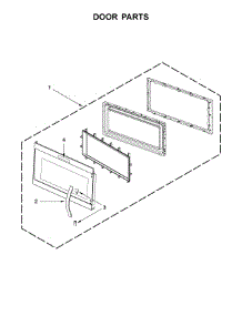 Door Parts parts for Amana Microwave/Hood Combo AMV6507RGS1 from AppliancePartsPros.com
