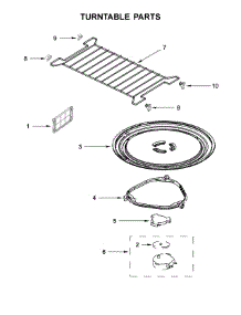 Turntable Parts parts for Amana Microwave/Hood Combo AMV6507RGS1 from AppliancePartsPros.com