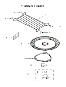 Turntable Parts parts for Amana Microwave/Hood Combo AMV6507RGS3 from AppliancePartsPros.com