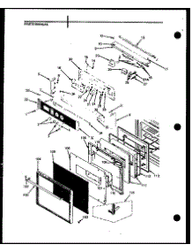 Door And Controls parts for Amana Electric Wall Oven AO-24AT-P85010-1S from AppliancePartsPros.com