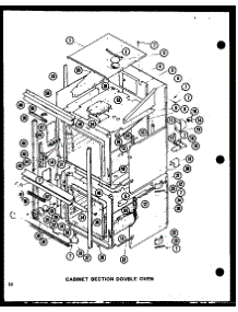 Cabinet Section Double Oven (Ao-27D / P85547-2S) parts for Amana Electric Wall Oven AO-27S-P85547-1S from AppliancePartsPros.com
