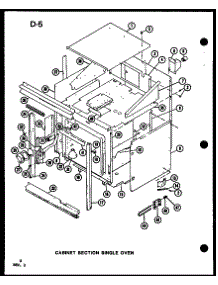 Cabinet Section Single Oven (Ao-27Sb / P85547-3S) (Ao-27Sb / P85547-5S) parts for Amana Electric Wall Oven AO-27SB-P85547-5S from AppliancePartsPros.com